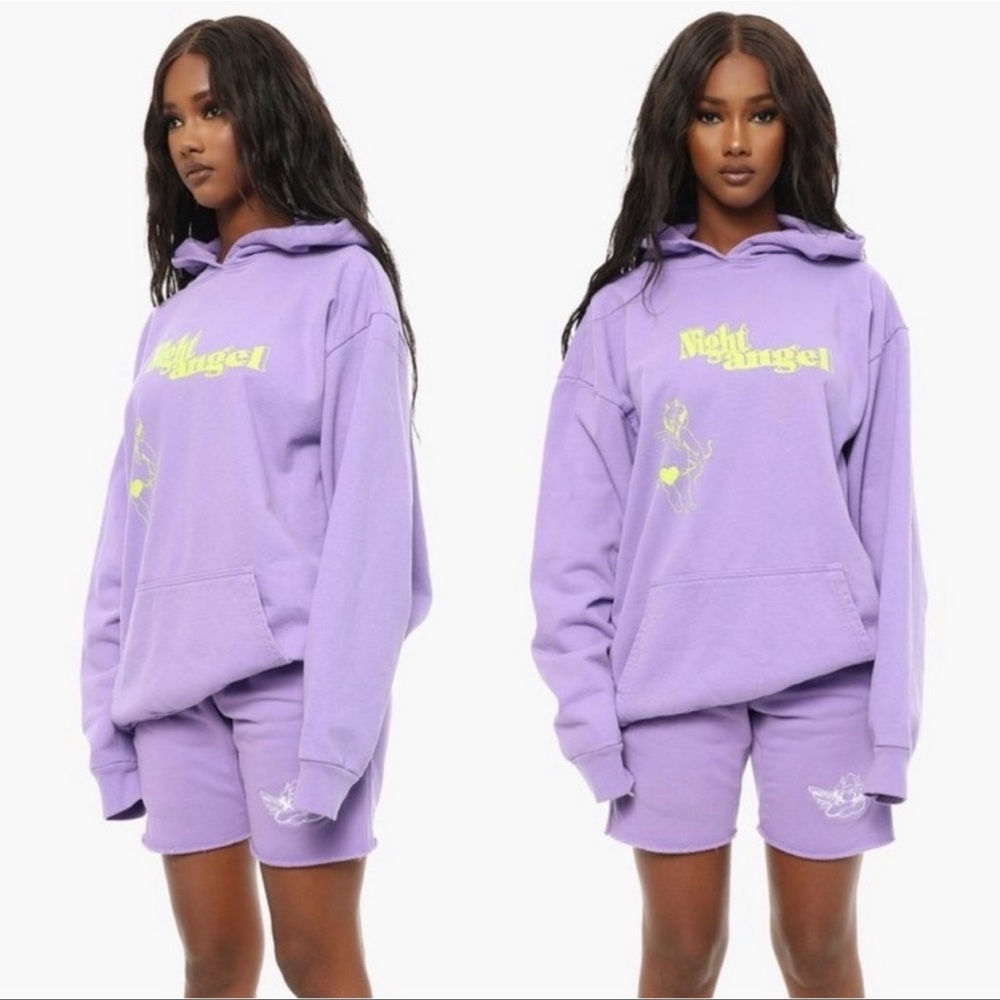 Boys Lie Night Angel Hoodie used condition